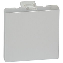 Legrand Blindabdeckung 079280 MSC 2modulig alu