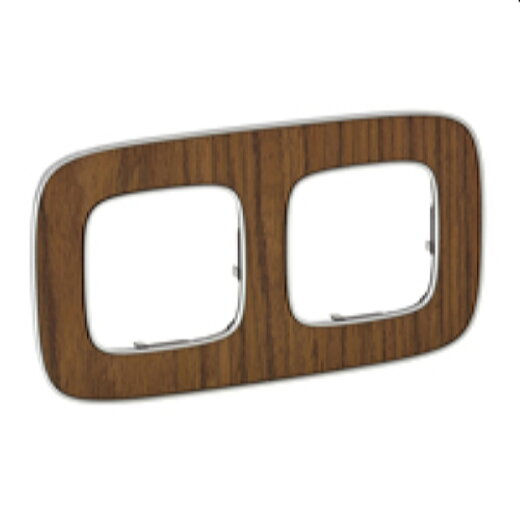 Legrand Rahmen 754462 V.ALL 2-FACH WALNUSS