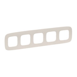 Legrand Rahmen 754315 V.ALL 5-FACH MANDELweiß