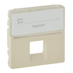 Legrand Abdeckung 755471 VLIFE RJ11/RJ45 BF 1F MW