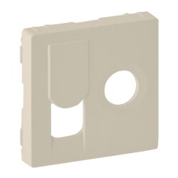 Legrand Abdeckung 754831 VLIFE TV+RJ45 KAT6 UTP MW