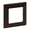 Legrand Rahmen 754171 VLIFE 1-FACH DARK WOOD
