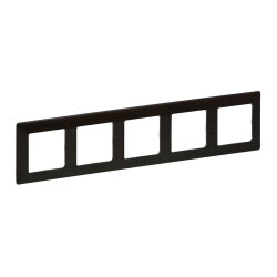 Legrand Rahmen 754175 VLIFE 5-FACH DARK WOOD