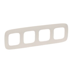 Legrand Rahmen V.ALL 4fach mandelweiss