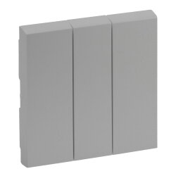 Legrand Wippe 864303 Niloe Step 3fach aluminium