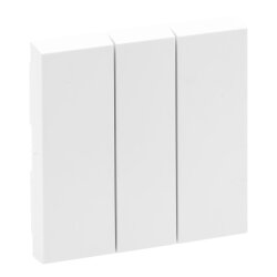 Legrand Wippe 864103 Niloe Step 3fach ultraweiß