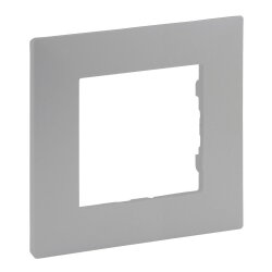 Legrand Rahmen 864371 Niloe Step 1fach aluminium