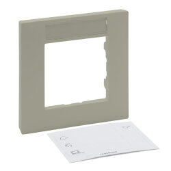 Legrand Rahmen 864661 Niloe Step 1fach m.Beschr.sand