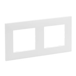 Legrand Rahmen 864172 Niloe Step 2fach ultraweiß