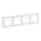 Legrand Rahmen 864174 Niloe Step 4fach ultraweiß