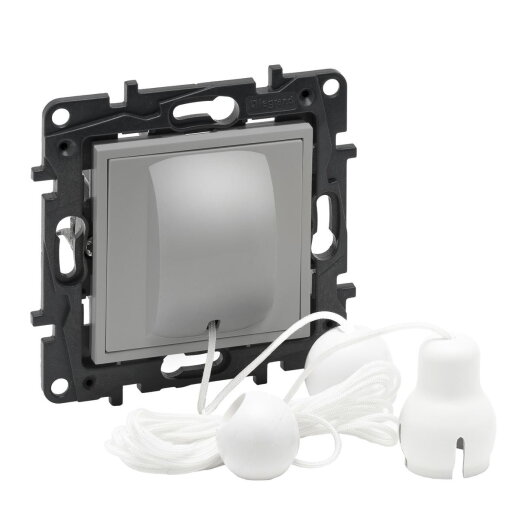 Legrand Taster 864313 Niloe Step 6A Aluminium