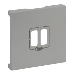 Legrand Abdeckung 864324 Niloe Step Ladesteckd. aluminium