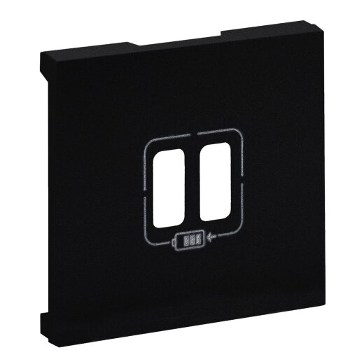 Legrand Abdeckung 864524 Niloe Step Ladesteckdose schwarz