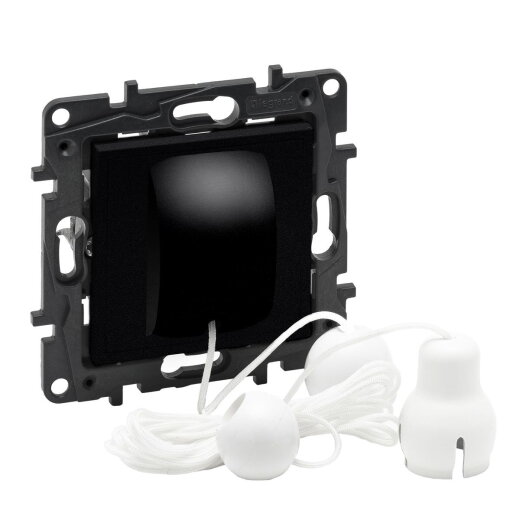 Legrand Taster 864513 Niloe Step 6A Schwarz