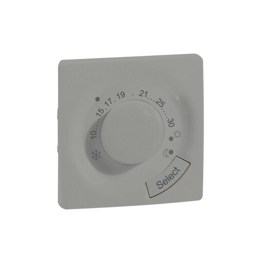 Legrand Abdeckung 864367 Niloe Step Thermostat aluminium