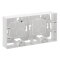 Legrand AP-Gehäuse 864182 Niloe Step 2fach ultraweiß