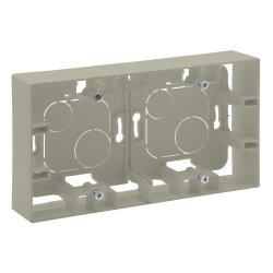 Legrand AP-Gehäuse 864682 Niloe Step 2fach sand