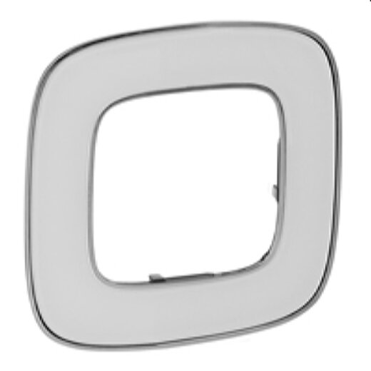 Legrand Rahmen 754421 V.ALL 1-FACH WHITE MIRR.