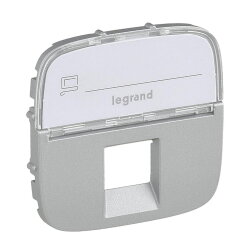 Legrand Abdeckung 755477 V.ALL RJ11/RJ45 BF 1F AL