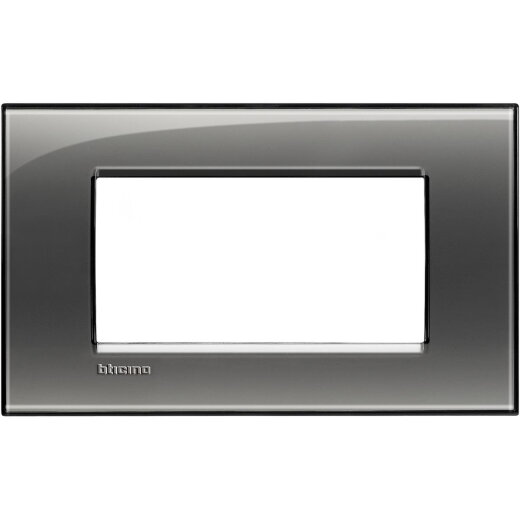 Bticino Rahmen LNA4804KF RAUCHGRAU 4-mod