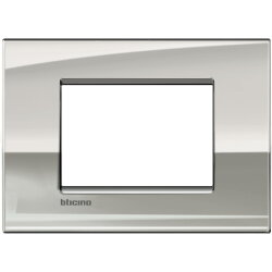 Bticino Rahmen LNC4803PL PALLADIUM 3-modulig