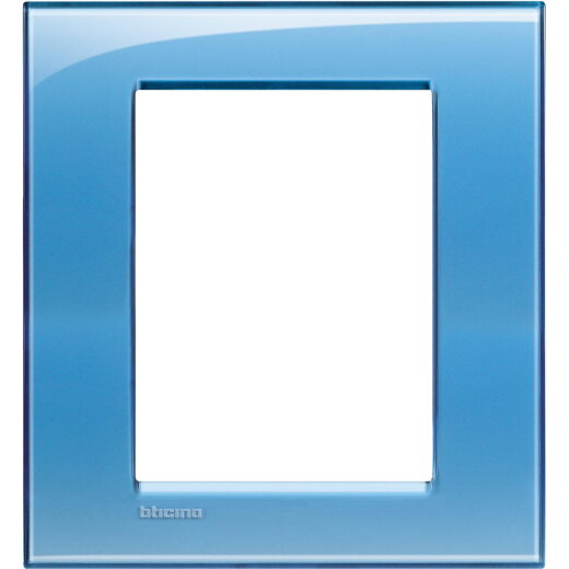 Bticino Rahmen LNA4826AD BLAU 3+3 modulig