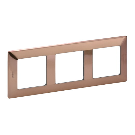 Legrand Rahmen VLIFE 3fach Kupfer