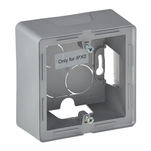 Legrand AP-Gehäuse 754211 VLIFE 1-FACH AL