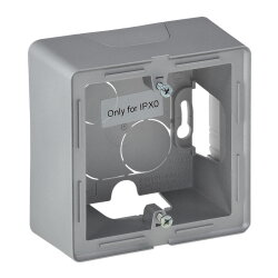 Legrand AP-Gehäuse 754211 VLIFE 1-FACH AL