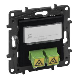 Legrand Steckdose 864544 Niloe Step Sc/Apc Schwarz