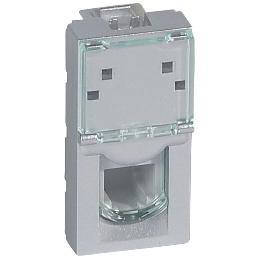 Legrand Telefonsteckdose 079231 MSC 1f. RJ11 2mod alu