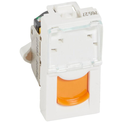 Legrand Einsatz Mosaic 1-f.RJ45 Kat6A 2-mod.ultraws/or