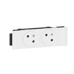 Legrand Steckdose 077102L MSC Link 2x F/B DLPClip ultraws