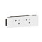 Legrand Steckdose 077102L MSC Link 2x F/B DLPClip ultraws