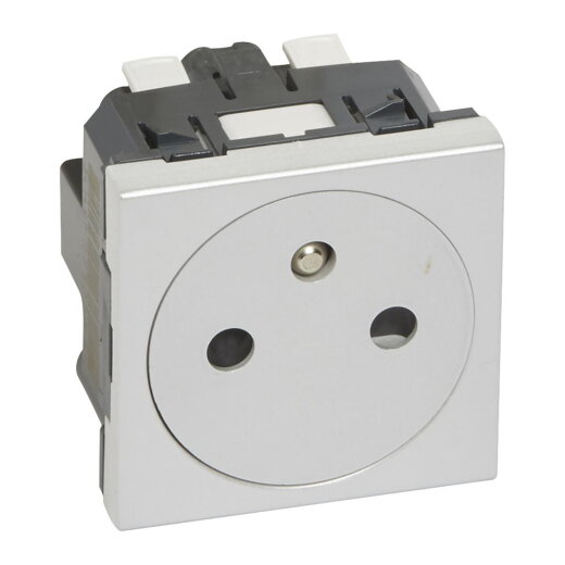 Legrand Steckdose 278214L Mosaic F/B alu