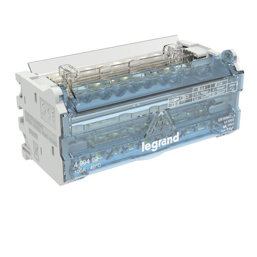 Legrand Klemmenblock 400402 2P/100A 11KL 6M