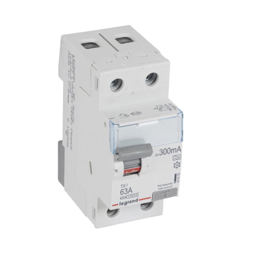 Legrand FI-Schutzschalter, FI TX3 63/0,3A 2polig A