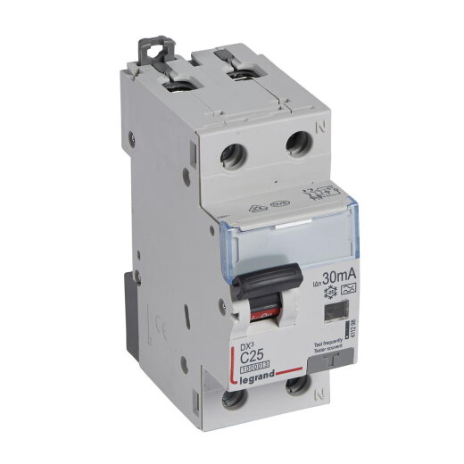 Legrand FI / LS-Kombination C25/0,03A 1polig+N 10kA A