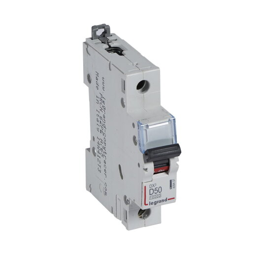 Legrand Leitungsschutzschalter, Automat 409437 DX3 D50A 1P 10KA 1M