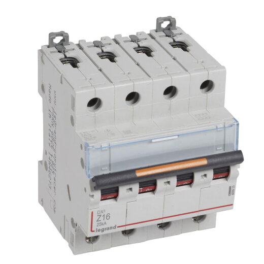 Legrand Leitungsschutzschalter, Automat 409935 DX3 Z16A 4P 25KA 4M