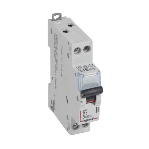 Legrand Leitungsschutzschalter, Automat 407468 DX3 B1A 1P+N 6KA 1M