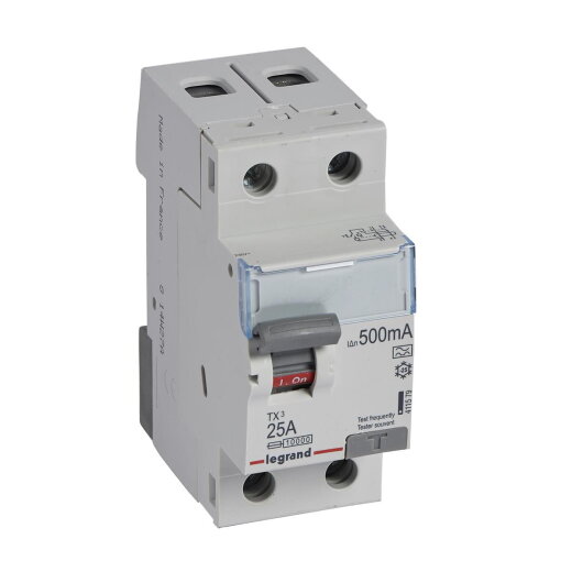 Legrand FI-Schutzschalter, FI 411579 TX3 25A 2P 500MA A