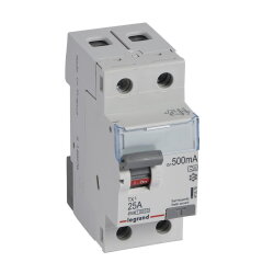 Legrand FI-Schutzschalter, FI 411579 TX3 25A 2P 500MA A
