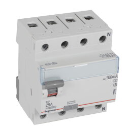 Legrand FI-Schutzschalter, FI 411774 TX3 25A 4P 100MA A