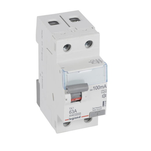 Legrand FI-Schutzschalter, FI 411566 TX3 63A 2P 100MA A