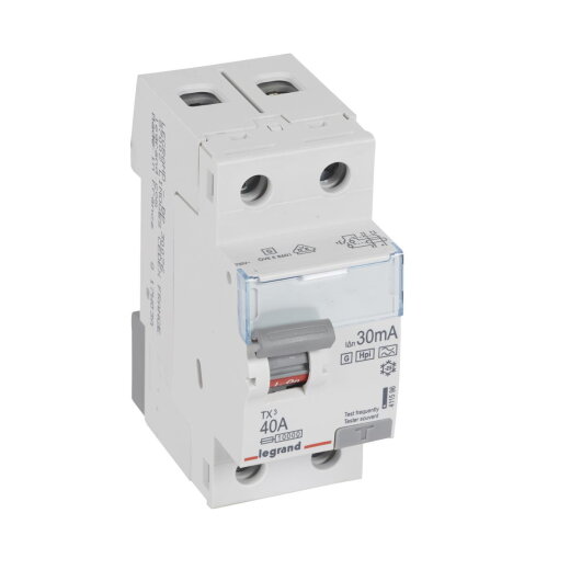 Legrand FI-Schutzschalter, FI 411596 TX3 40A 2P 30MA A-G