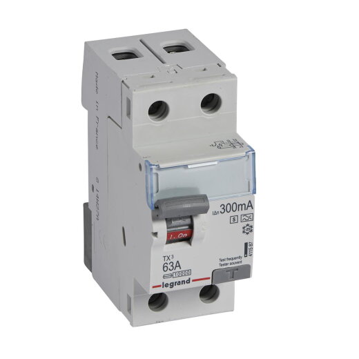 Legrand FI-Schutzschalter, FI 411587 TX3 63A 2P 300MA A-S