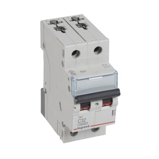 Legrand Leitungsschutzschalter, Automat 404208 TX3 C32A 2P 10KA 2M