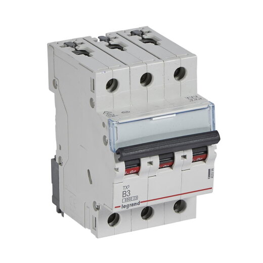 Legrand Leitungsschutzschalter, Automat 403396 TX3 B3A 3P 6KA 3M