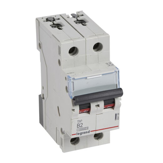 Legrand Leitungsschutzschalter, Automat 404106 TX3 B2A 2P 10KA 2M